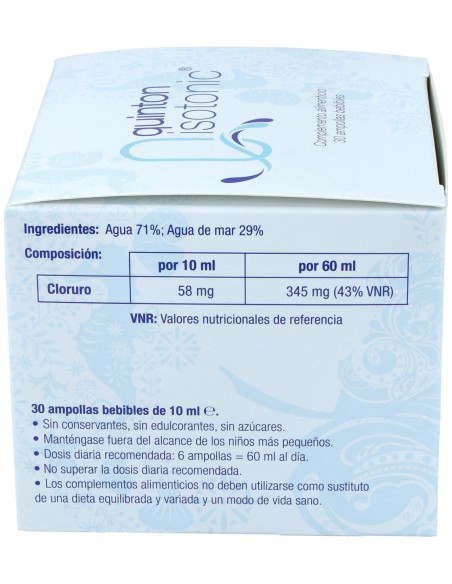 Quinton Isotonico 30Amp.Beb.
