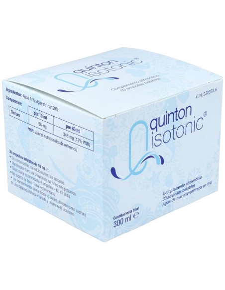 Quinton Isotonico 30Amp.Beb.