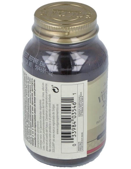 Vitamina E 400Iu (268Mg) 50Cap.Blanda Veg.