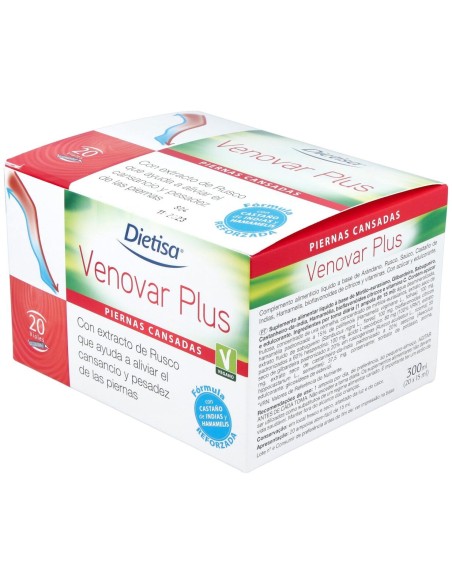 Dietisa Venovar Plus 15 Frascos X 15 Ml
