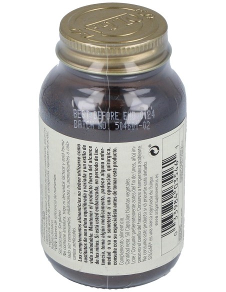Vitamina E 400Iu (268Mg) 50Cap.Blanda Veg.