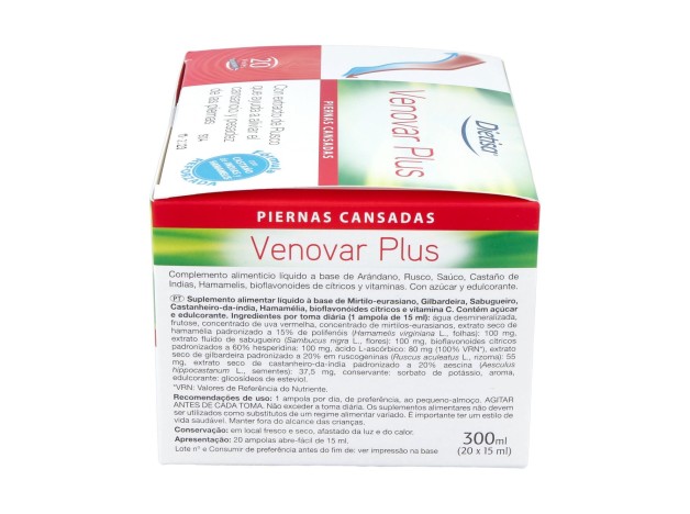 Dietisa Venovar Plus 15 Frascos X 15 Ml