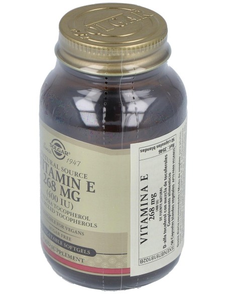 Vitamina E 400Iu (268Mg) 50Cap.Blanda Veg.