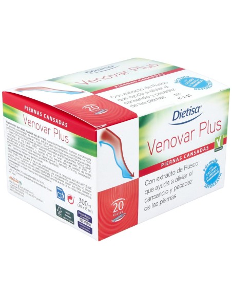 Dietisa Venovar Plus 15 Frascos X 15 Ml