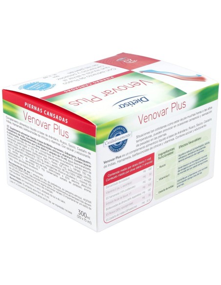 Dietisa Venovar Plus 15 Frascos X 15 Ml