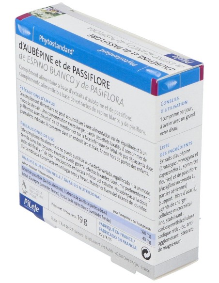 Phytostandard Espino Blanco Y Pasiflora 30 Comp