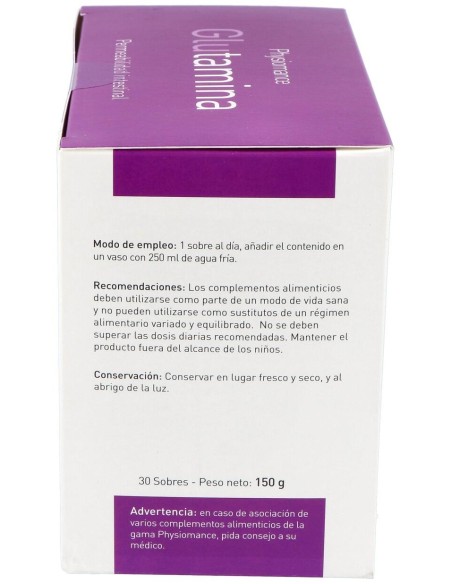 Physiomance Glutamina 30 Sobres