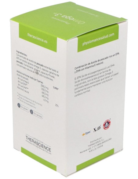 Physiomance Omega 3 Plus 90Perlas