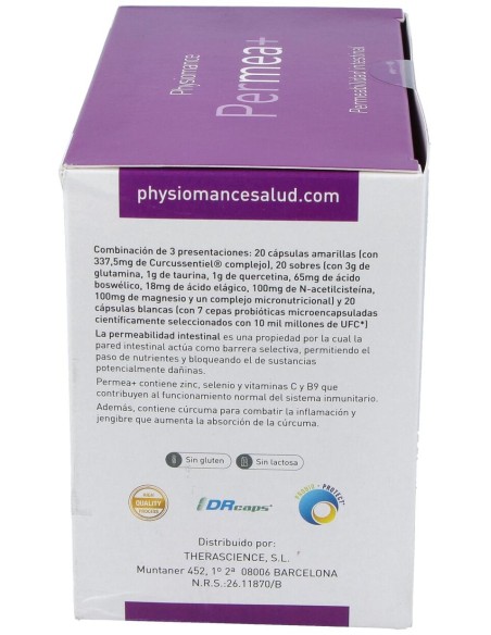 Physiomance Permea+ 20 Sobre + 20Caps + 20Cpr