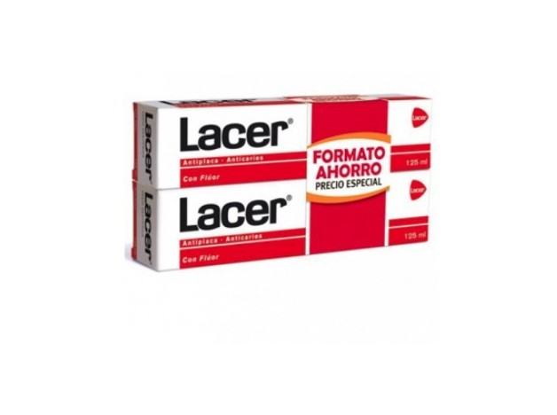Lacer Fluor Pasta Duplo 2X125 ml