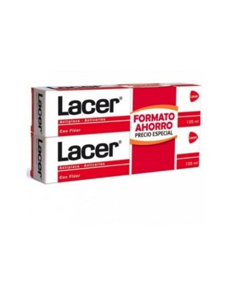 Lacer Fluor Pasta Duplo 2X125 ml