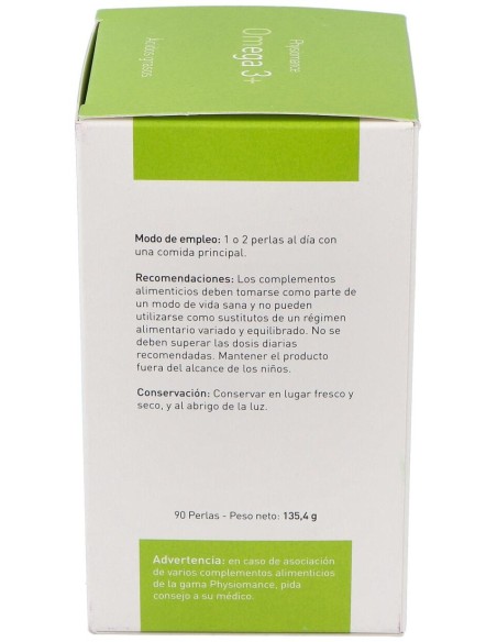 Physiomance Omega 3 Plus 90Perlas