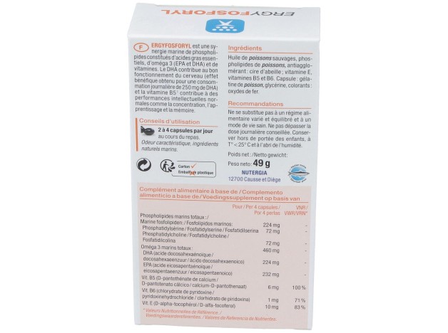 Nutergia Ergyfosforyl 60Cáps