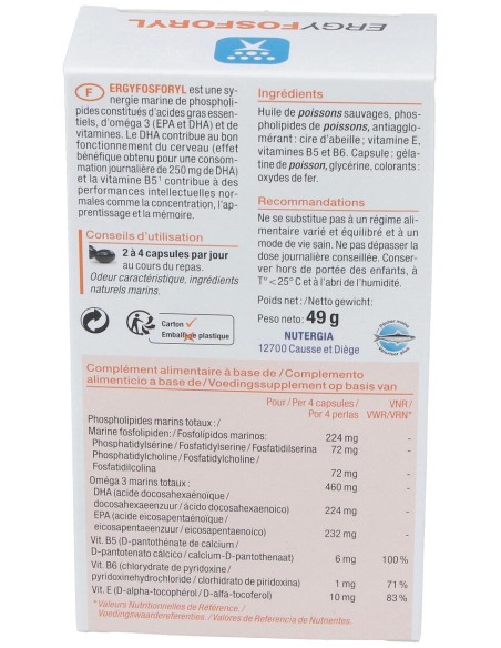 Nutergia Ergyfosforyl 60Cáps