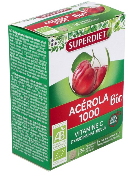 Acerola Bio 1000 24Comp.Masticables