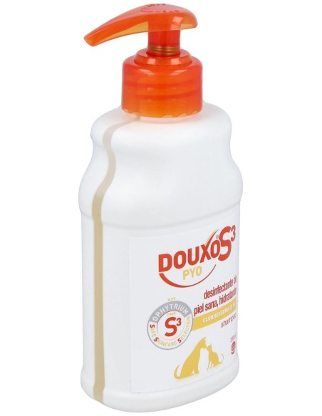 Douxo S3 Pyo Champú Dermatologico Para Perros Y Gatos, 200 Ml