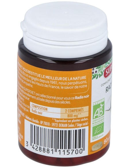 Rabano Negro Bio 80Comp.