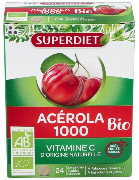 Acerola Bio 1000 24Comp.Masticables