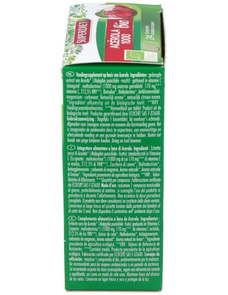 Acerola Bio 1000 24Comp.Masticables