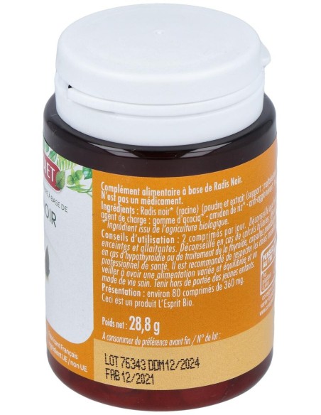 Rabano Negro Bio 80Comp.
