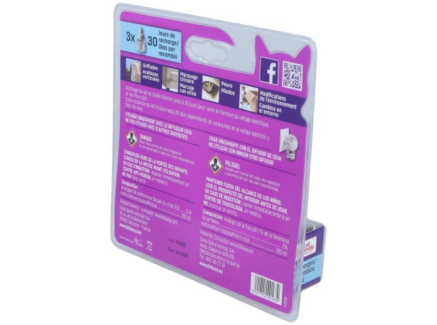Feliway Classic Pack Recambio 3Meses