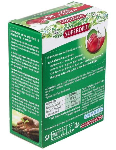 Acerola Bio 1000 24Comp.Masticables