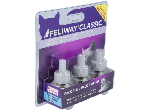 Feliway Classic Pack Recambio 3Meses