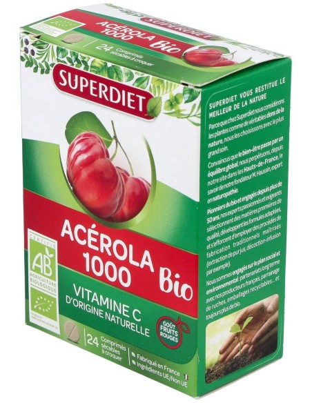Acerola Bio 1000 24Comp.Masticables