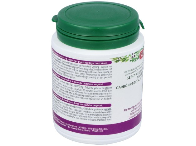 Carbon Vegetal Activado 150Cap. Agbio