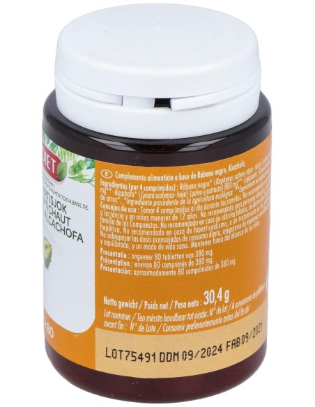 Super Diet Radis Noir Artichaut Bio 80 Comprim?S