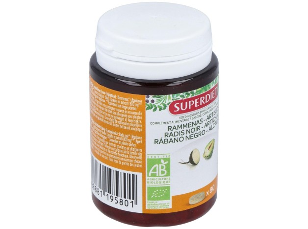Super Diet Radis Noir Artichaut Bio 80 Comprim?S
