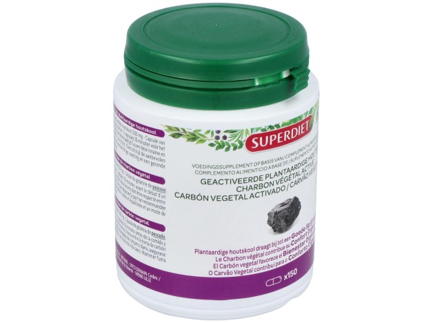 Carbon Vegetal Activado 150Cap. Agbio
