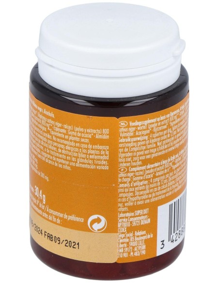 Super Diet Radis Noir Artichaut Bio 80 Comprim?S
