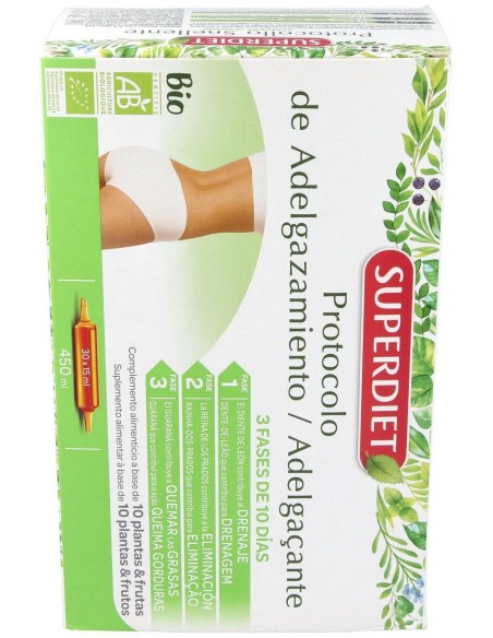 Super Diet Protocole Minceur 30 Ampoules De 15Ml