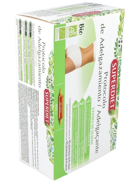 Super Diet Protocole Minceur 30 Ampoules De 15Ml