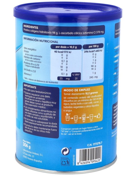 Colnatur Classic Polvo 300Gr.