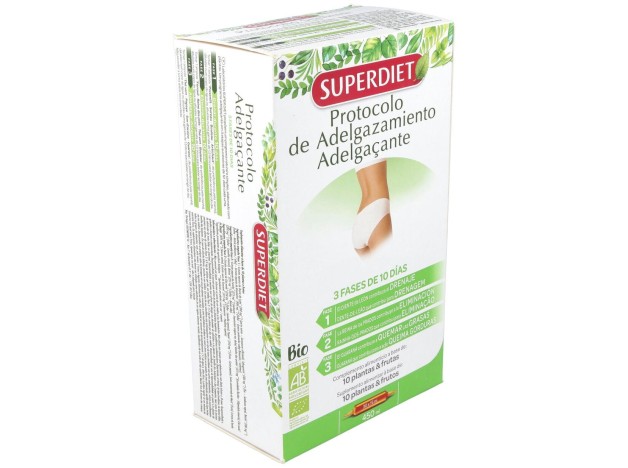 Super Diet Protocole Minceur 30 Ampoules De 15Ml
