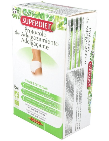 Super Diet Protocole Minceur 30 Ampoules De 15Ml