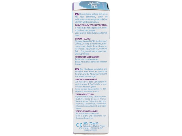 Quies Spray Bucal Antirronquidos Miel Y Limón 70Ml