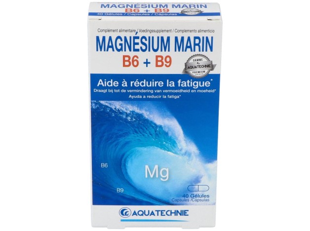 Magnesio Marino+B6+B9 40Cap. Biotechnie