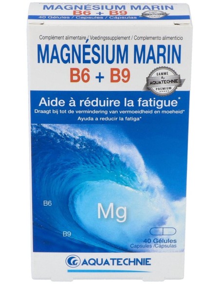 Magnesio Marino+B6+B9 40Cap. Biotechnie