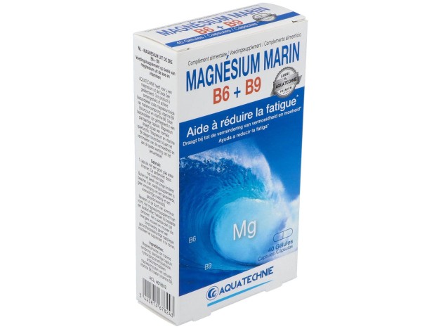 Magnesio Marino+B6+B9 40Cap. Biotechnie