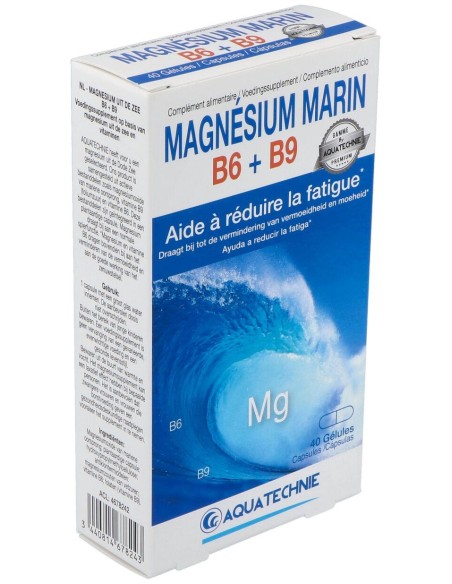 Magnesio Marino+B6+B9 40Cap. Biotechnie