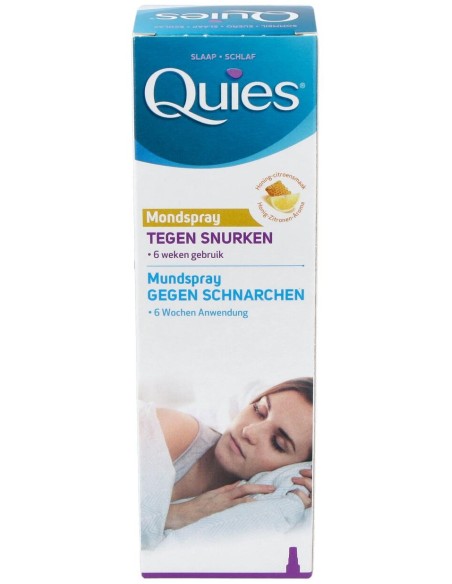 Quies Spray Bucal Antirronquidos Miel Y Limón 70Ml