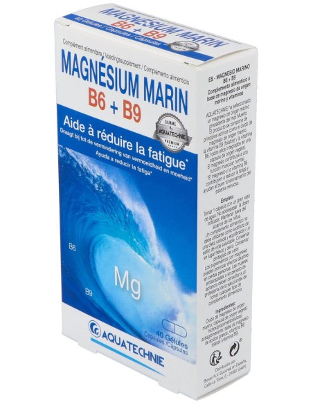 Magnesio Marino+B6+B9 40Cap. Biotechnie