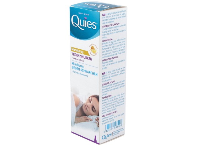 Quies Spray Bucal Antirronquidos Miel Y Limón 70Ml