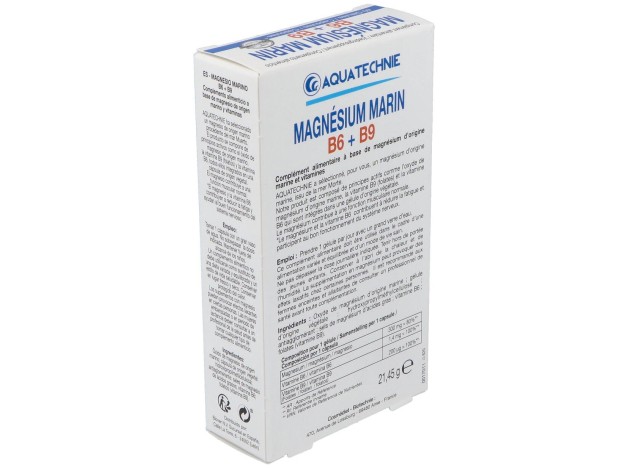 Magnesio Marino+B6+B9 40Cap. Biotechnie