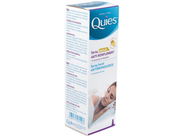 Quies Spray Bucal Antirronquidos Miel Y Limón 70Ml