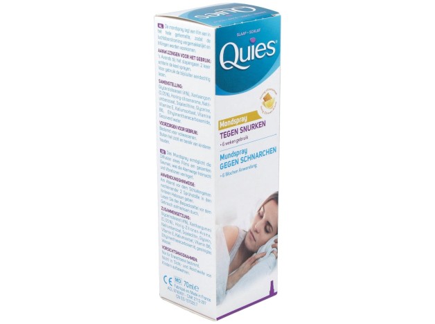 Quies Spray Bucal Antirronquidos Miel Y Limón 70Ml