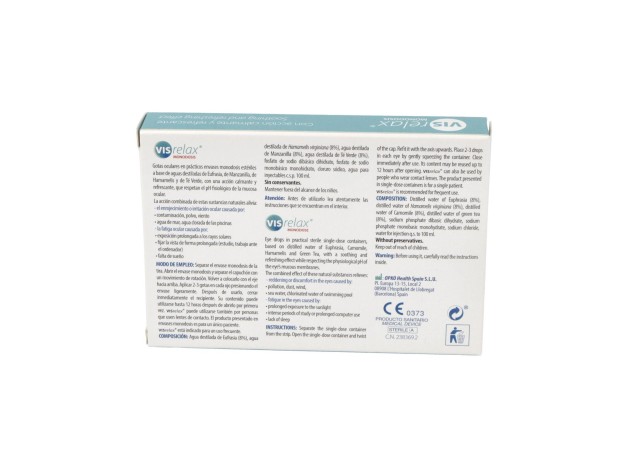 Vis Relax Gotas Oculares 10Monodosis